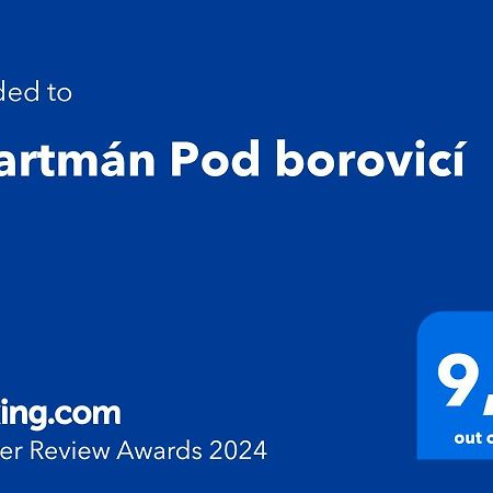 Apartman Pod Borovici Kovalovice Eksteriør billede