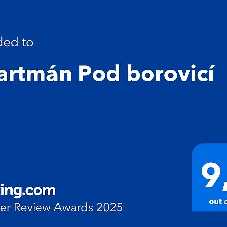 Apartman Pod Borovici Kovalovice Eksteriør billede